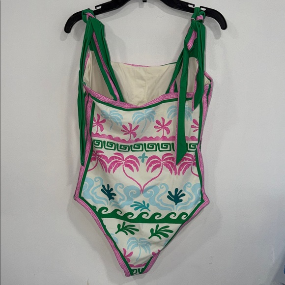 Beach Riot Shona One Piece Tropical Palm, SMALL - Picture 5 of 10